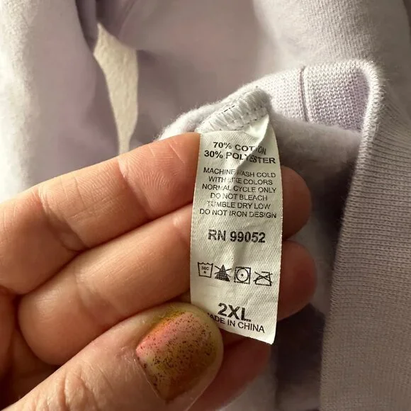 Limited Edition Glossier Hoodie - Lavender - Size 2XL - EUC - Picture 6 of 7